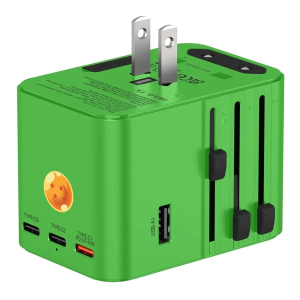 XPower x 龍珠Z 6輸出 45W PD/PPS GaN旅行充電器 TA45B