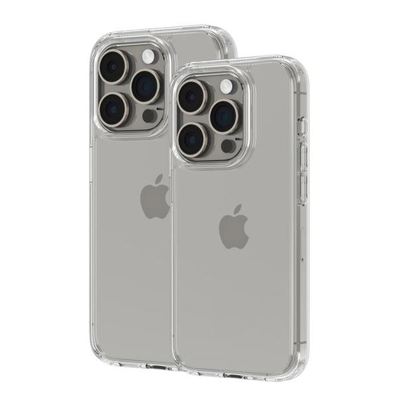 CHOETECH Hybrid Phone Case for iPhone 15 series - Clear