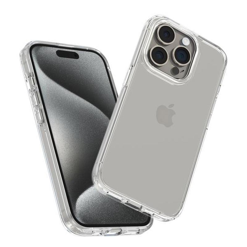 CHOETECH Hybrid Phone Case for iPhone 15 series - Clear