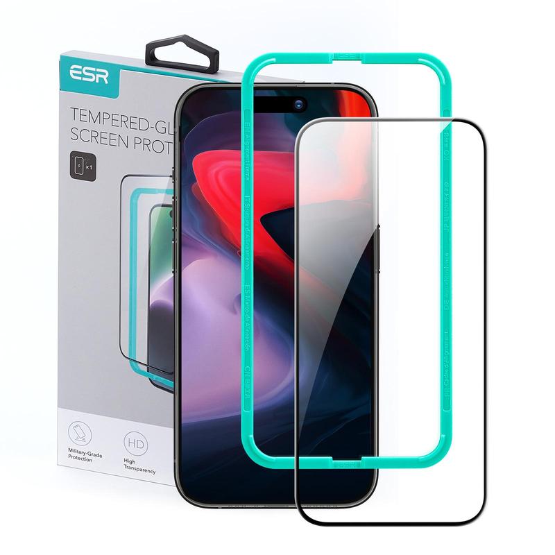ESR Tempered-Glass Screen Protector for iPhone 15 series - 1 Pack