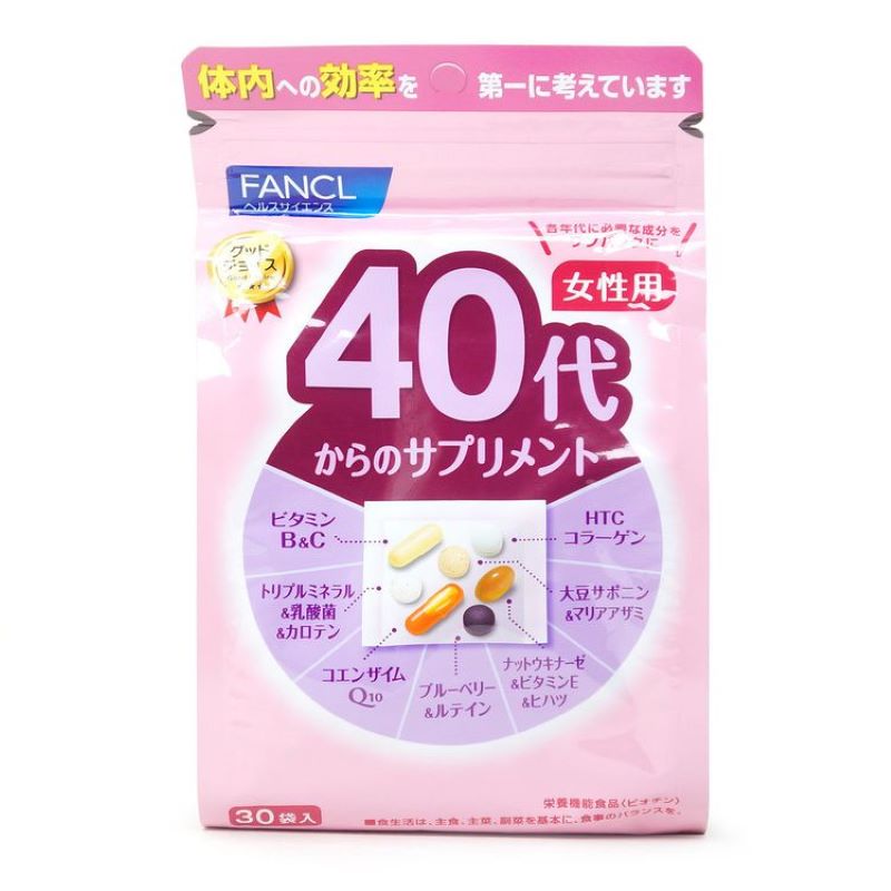 FANCL - 女士40代綜合營養維生素 (30粒/ 袋)(2020年新版)