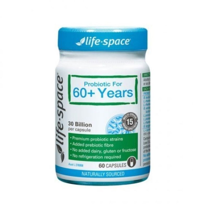 Life Space - 長青 (60歲以上)益生菌 60粒 (平行進口)