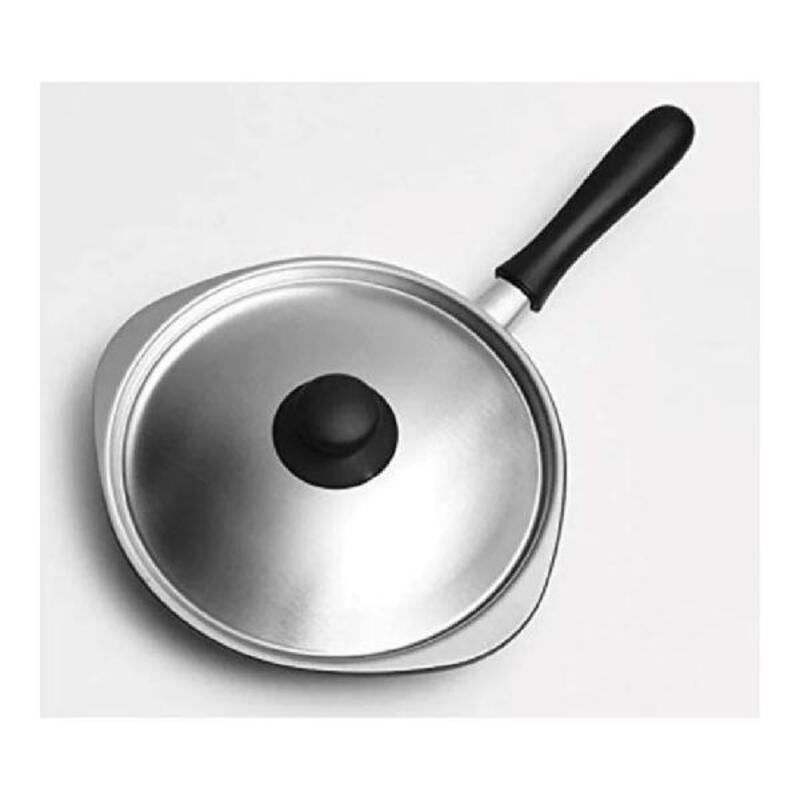 柳宗理 高碳鋼窒化加工單手網紋煎鍋(22cm) (附不鏽鋼蓋)